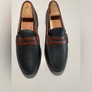 Allen Edmonds Holton 8.5E Penny Loafer Black with shoe trees